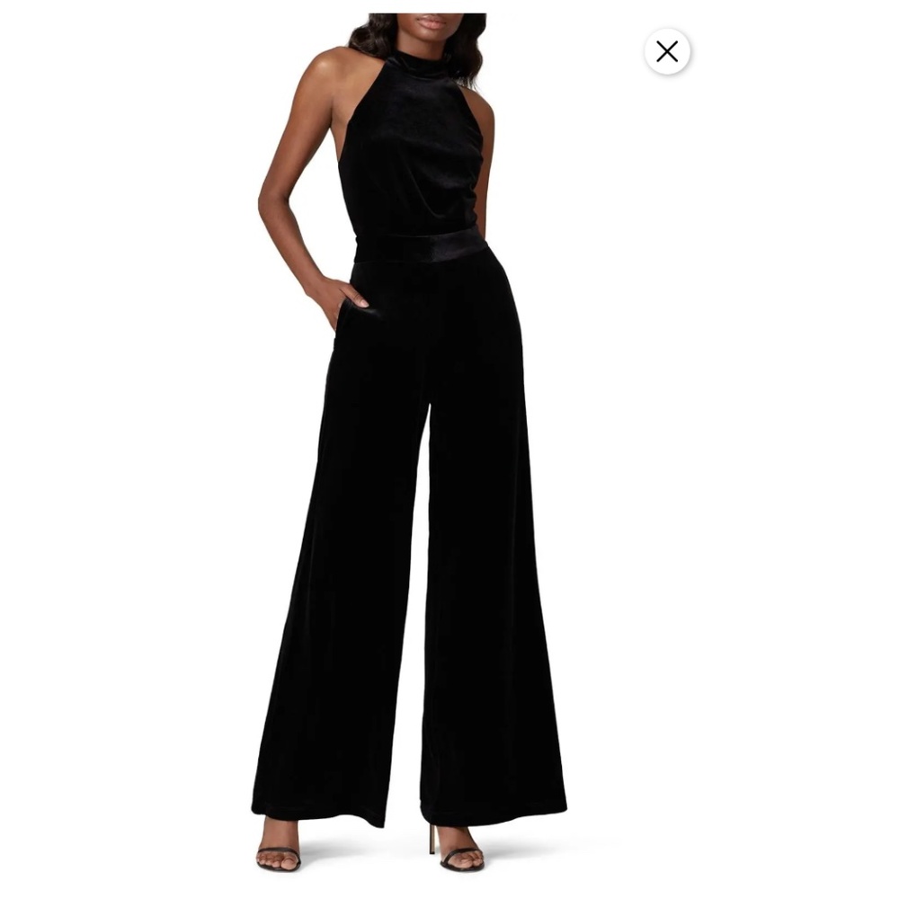 MISA Los Angeles Velvet Xandra Jumpsuit Size Large